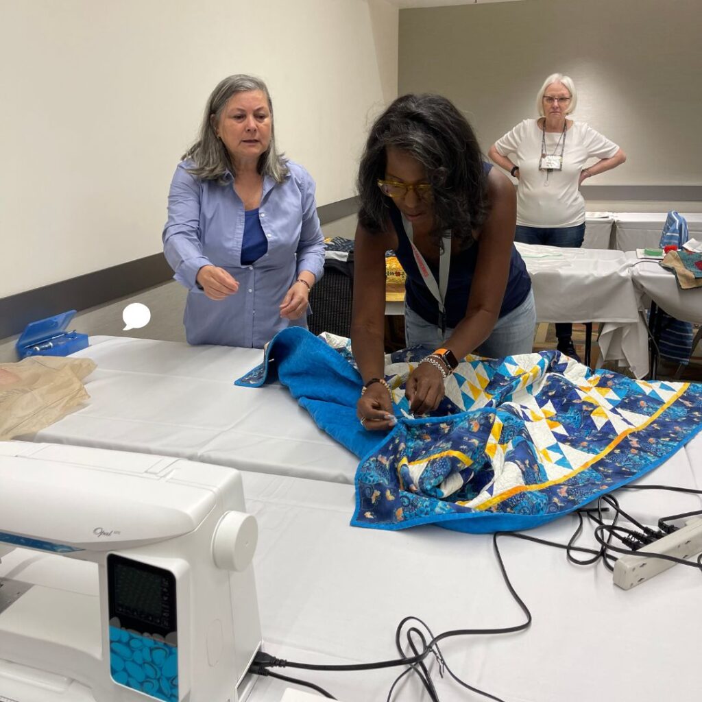 A Day in My Studio: Getting Ready for a Workshop on Quilting